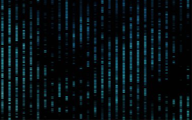 Işıldayan mavi, siyah ve beyaz noktalı soyut arkaplan