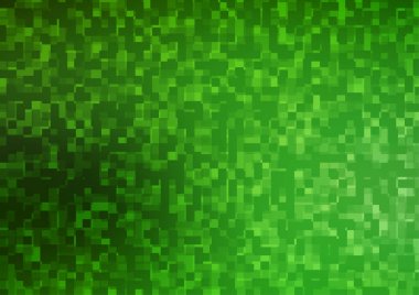 Kristalleri, dikdörtgenleri olan açık yeşil vektör şablonu.