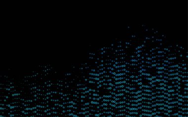 İkili kod ve noktalarla soyut arkaplan