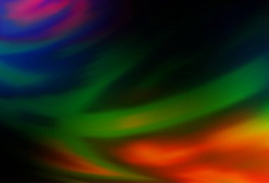 Koyu Çokrenkli, Gökkuşağı vektörü soyut parlak şablonu bulanıklaştırdı.