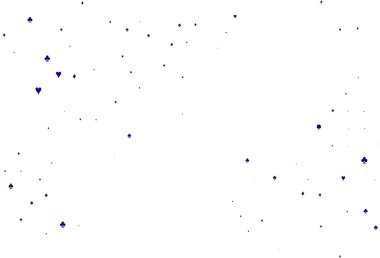 Kart elemanları ile hafif Mor vektör düzeni.