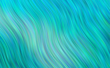 Farklı şekil ve renklerdeki bulanık dalgalı çizgiler. Gradyanı olan belirsiz soyut bir illüstrasyon.