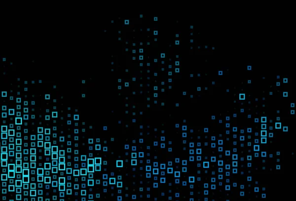 Dunkelblaues Vektormuster Quadratischen Stil — Stockvektor