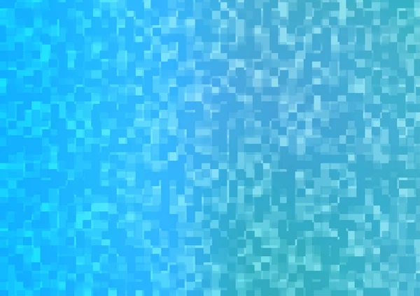 Modèle Vectoriel Bleu Clair Avec Cristaux Rectangles — Image vectorielle