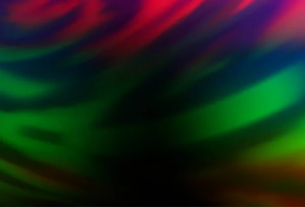 Dark Multicolor Vettore Arcobaleno Sfocato Brillare Sfondo Astratto — Vettoriale Stock