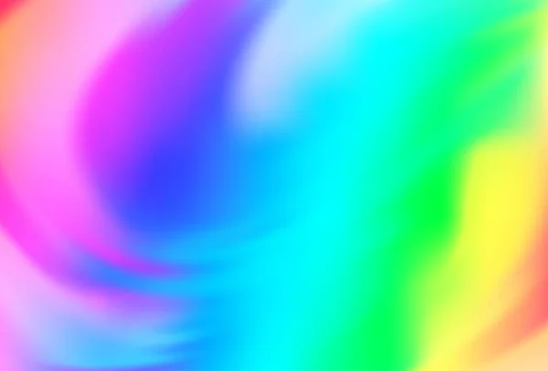 Cahaya Multicolor Pelangi Vektor Kabur Templat Cerah - Stok Vektor