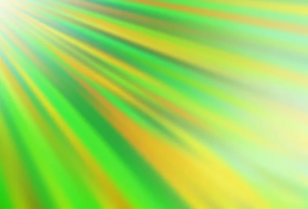 Verde Claro Fondo Vectorial Amarillo Con Líneas Rectas — Vector de stock