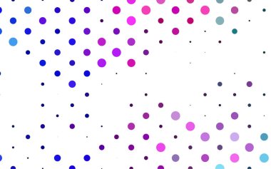 Düşen küçük noktalar ve daireler ile soyut arkaplan