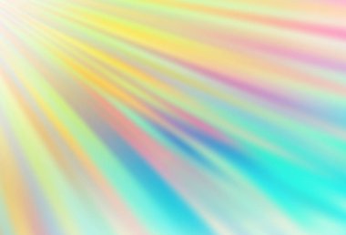 Açık Mavi, düz çizgileri olan sarı vektör düzeni.