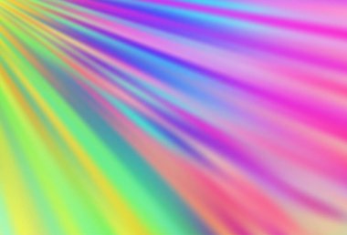 Açık Çokrenkli, tekrarlanan çubuklu Gökkuşağı vektör şablonu.