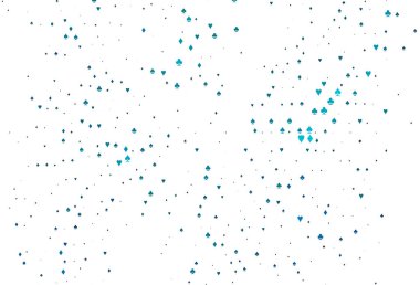 Kart sembollü hafif Mavili vektör deseni.