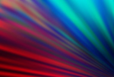 Koyu mavi, tekrarlanan çubuklu kırmızı vektör şablonu.