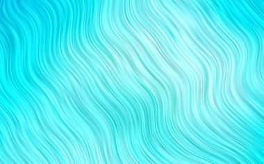 Farklı şekil ve renklerdeki bulanık dalgalı çizgiler. Gradyanı olan belirsiz soyut bir illüstrasyon.