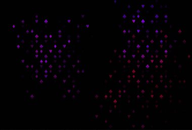 Kumar sembolleriyle koyu mor vektör örtüsü.