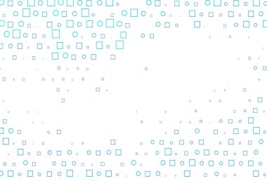 Dairesel benekli hafif Mavili vektör düzeni, küpler.