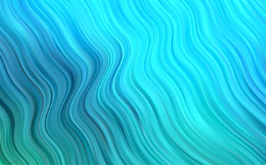 Farklı şekil ve renklerdeki bulanık dalgalı çizgiler. Gradyanı olan belirsiz soyut bir illüstrasyon.