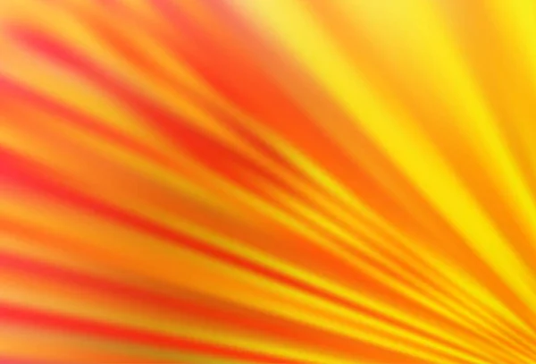 Jaune Clair Fond Vectoriel Orange Avec Longues Lignes — Image vectorielle