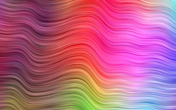 Líneas Onduladas Borrosas Diferentes Formas Colores Una Vaga Ilustración Abstracta — Vector de stock