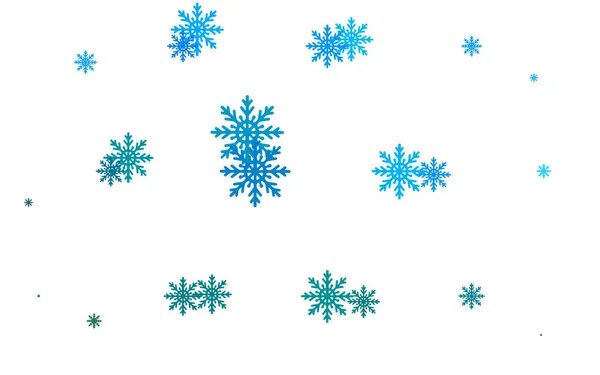 Snowflake Different Shapes Winter Snowflakes — Stock Vector