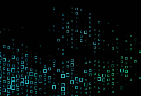 Azul Oscuro Textura Vectorial Verde Estilo Rectangular — Vector de stock