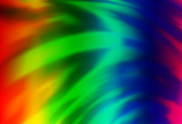 Light Multicolor Rainbow Vector Blurred Pattern — Stock Vector