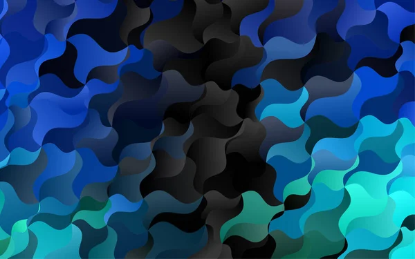 Αφηρημένο Μοτίβο Χωρίς Ραφή Μπλε Κύματα — Διανυσματικό Αρχείο