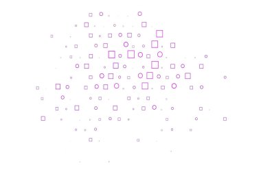 Noktalı, noktalı, küplü hafif Mor vektör arkaplanı.