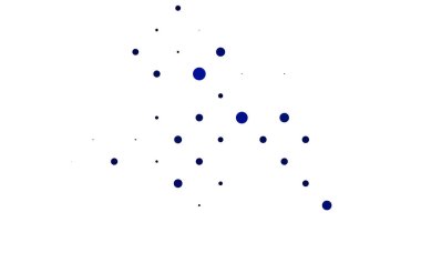 Beyaz arkaplana düşen su damlalarının vektör çizimi