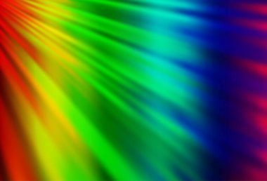 Açık Çokrenkli, düz çizgileri olan Gökkuşağı vektör arkaplanı.