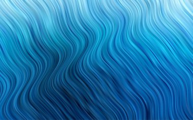 Farklı şekil ve renklerdeki bulanık dalgalı çizgiler. Gradyanı olan belirsiz soyut bir illüstrasyon.