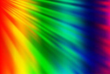 Açık Çokrenkli, tekrarlanan çubuklu Gökkuşağı vektör şablonu.