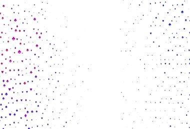 Açık Mavi, oyun kartlarıyla kırmızı vektör dokusu.