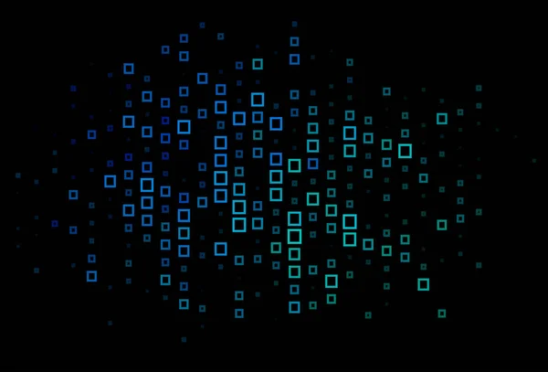 Темно Синий Зеленый Векторный Фон Прямоугольниками — стоковый вектор