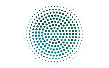 Noktalı yarım ton noktalar. vektör illüstrasyonu