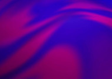 Bükülmüş kurdeleli vektör şablonu. Bulanık çizgilerden oluşan parlak çizimler. Reklamınız, broşürleriniz, broşürleriniz için yeni bir doku.