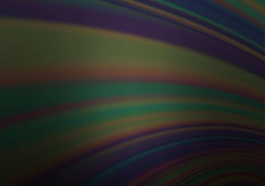 Bükülmüş kurdeleli vektör şablonu. Bulanık çizgilerden oluşan parlak çizimler. Reklamınız, broşürleriniz, broşürleriniz için yeni bir doku.