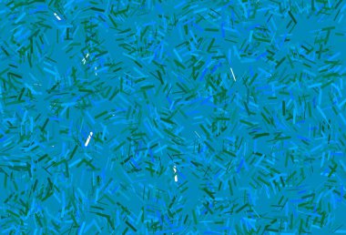 Koyu mavi, düz çizgileri olan yeşil vektör arkaplan. Sopalı modern geometrik soyut çizim. Web siteleri, iniş sayfaları için desen.