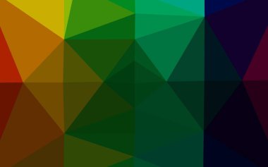 Çoklu renkli vektör üçgen mozaik dokusu