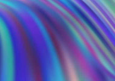 Bükülmüş kurdeleli vektör şablonu. Bulanık çizgilerden oluşan parlak çizimler. Reklamınız, broşürleriniz, broşürleriniz için yeni bir doku.