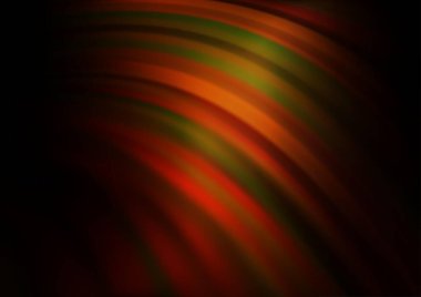 Bükülmüş kurdeleli vektör şablonu. Bulanık çizgilerden oluşan parlak çizimler. Reklamınız, broşürleriniz, broşürleriniz için yeni bir doku.