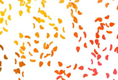 Açık sarı, rastgele şekilli turuncu vektör dokusu. Soyut gradyan şekilli basit renkli çizimler. Duvar kağıtları için zarif tasarım.