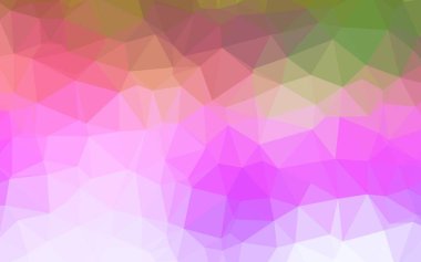 Işık Çokrenkli, Gökkuşağı vektörü üçgen desenli.