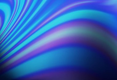 Bükülmüş kurdeleli vektör şablonu. Bulanık çizgilerden oluşan parlak çizimler. Reklamınız, broşürleriniz, broşürleriniz için yeni bir doku.