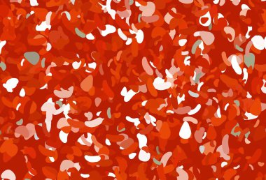 Soyut biçimlerde Light Orange vektör arkaplanı. Renkli rastgele şekillerle modern soyut illüstrasyon. Duvar kağıtları için zarif tasarım.