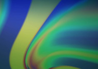 Bükülmüş kurdeleli vektör şablonu. Bulanık çizgilerden oluşan parlak çizimler. Reklamınız, broşürleriniz, broşürleriniz için yeni bir doku.