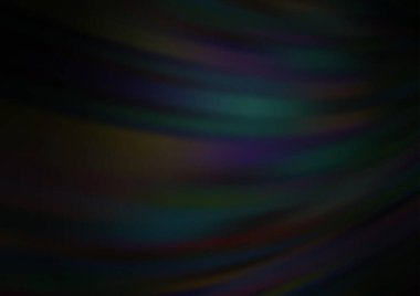 Bükülmüş kurdeleli vektör şablonu. Bulanık çizgilerden oluşan parlak çizimler. Reklamınız, broşürleriniz, broşürleriniz için yeni bir doku.