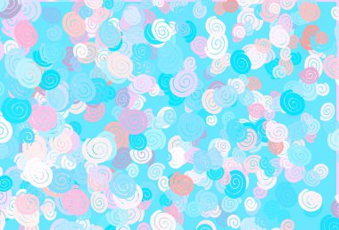 Açık mavi, soyut çizgileri olan kırmızı vektör şablonu. Mermer stili ve gradyanı olan yepyeni renkli çizimler. İş tasarımınız için mermer biçimi.