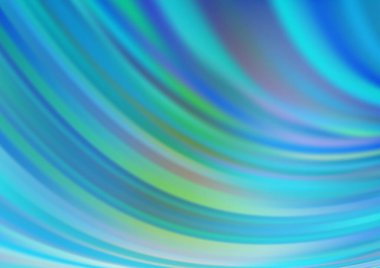 Bükülmüş kurdeleli vektör şablonu. Bulanık çizgilerden oluşan parlak çizimler. Reklamınız, broşürleriniz, broşürleriniz için yeni bir doku.