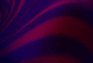 Bükülmüş kurdeleli vektör şablonu. Bulanık çizgilerden oluşan parlak çizimler. Reklamınız, broşürleriniz, broşürleriniz için yeni bir doku.