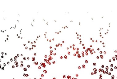 Açık yeşil, kırmızı vektör benekli. Doğa tarzında renkli baloncuklu soyut illüstrasyon. Posterler, afişler için tasarım.